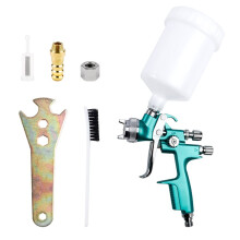 1,3 mm Professioneel HVLP-Spuitpistool voor Autoreparatie, Verfspuitpistolen voor Thuisgebruik, Verf op Waterbasis, 600 Ml/20,2 Oz
