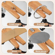 Jewelry Saw Set Saw Stand, Includes Curved Jewelry Stand Making Kit, Multifunctional Tool for Jewelry Making