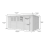 14x9 Pent Composite Shed Tanalised (Single Door, With Windows) 4