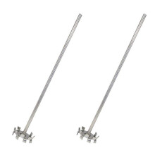 2X Dispersion Dispersion Impeller Disperser Blade Impeller 6 cm Disper Dispersion Rod (2,36 Tum Skiva med 0,31X 11,8 Tum)