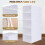 6Pcs Shoe Display Cases Box Rack Large Storage Cabinet Oragniser Drawer 4