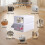 6Pcs Shoe Display Cases Box Rack Large Storage Cabinet Oragniser Drawer 9