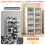 6Pcs Shoe Display Cases Box Rack Large Storage Cabinet Oragniser Drawer 10