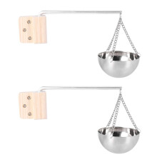 2X Sauna Aroma Schüssel Tasse ätherische Öl Schale Sauna Raum Zubehör Aromatherapie ätherische Öl Schale Trocken Dampf Bad