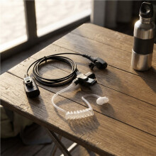 Two Way Radio Earpiece PTT for EADS THR9 Radio Airbus THR9I TH9 DIY8100 TP9400 Walkie Talkie Headphone Air Duct Headset