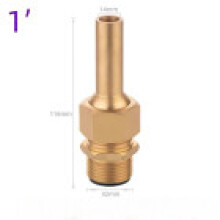 (DN25) Full Copper Landscape Fountain Nozzle Adjustable Hexagon Water Sprayer For Outdoor Use