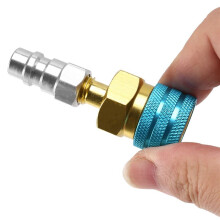 R1234Yf Naar R134A Snelkoppeling aan de Lage Kant, R12 Naar R134A Slangadapterfitting voor Het Opladen van Airconditioning in de Auto