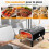 Four à Pizza - Températ - Multi combustible - Pierre Rotative - Thermomètre - Housse de Protection 5