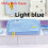 (Blue) Durable Waterproof Pencil Case With Memory Material And Space For Students Girls 1