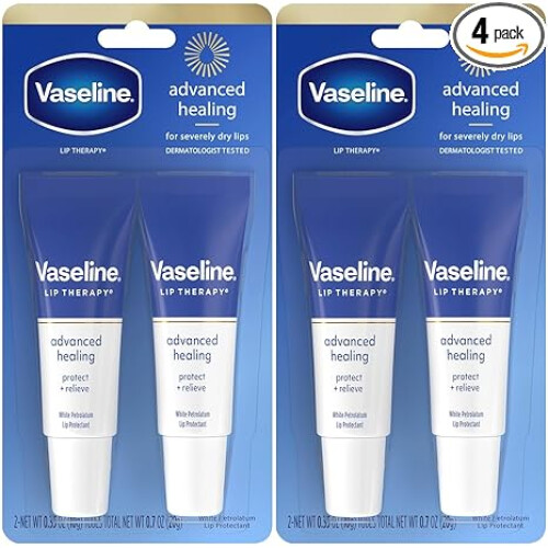 Vaseline Vaseline Lip Therapy Advanced Formula 0.35 oz (Pack of 4)