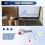 Muscle Signal Sensor Kit Measures Muscle Activity, Controller EMG Electromyography  Signal Acquisition Sensor Module 4