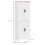 HOMCOM Freestanding Kitchen Cupboard 2