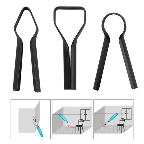 Ensemble de 3 Outils de Construction : Coupe-Refend, Grattoir, Fil de Soudage, Niveleur, Accessoires 1