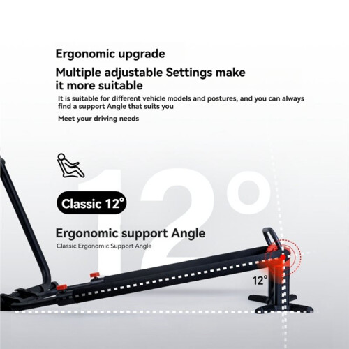 Simulated Racing Pedal Height Increasing Stand Panel Adjustable Angle for Playseat Challenger  Pedal Modification 2