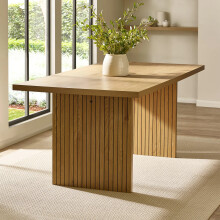 Arundel Rectangular Dining Table Light Oak Effect
