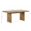 Arundel Rectangular Dining Table Light Oak Effect 7