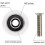 19mm Shower Door Rollers Replacement Wheels 2PCS 3