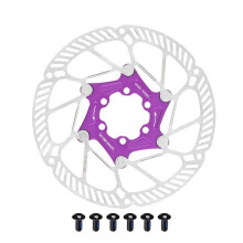 Bicycle Brake Disc MTB Bike Disc 160MM Bike Disc Brake Rotor Heat Dissipation Bicycle Floating Rotor for Road MTB C