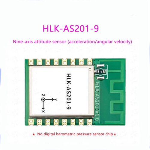 Módulo Giroscópio de Sensor de Atitude de 9 Eixos HLK-AS201-9 com Acelerômetro, Campo Magnético, Atitude e Ângulo 2