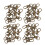 40pcs Metal Clasp Swivel Trigger Clips Snap Hooks Key  Bags DIY  Copper 1