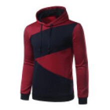 (Red,L)Men Woman Winter Hooded Pullover Jacket Outwear Pullover Slim Coat Top Clothing