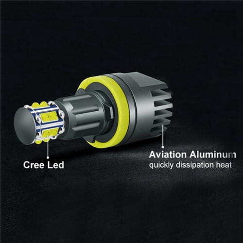 H8 Headlight Bulb 6000K 120W LED Angel Eyes Lights Canbus for  E60 E61 E63 X5 E70 X6 E71 E90 E91 E92 E93 M3 E89 E82
