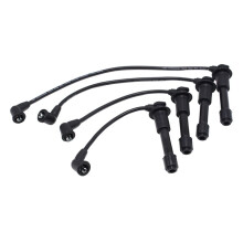 4 Stuks Powerspark 8mm Dubbele Silicoon HT Leads Kit DKB139 Zwart voor MX-5 MK1 MX5 MK2 1990-2005 Bougiekabels