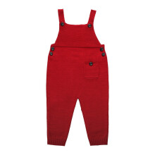 (Red, 4 Years(110cm)) Kids Boy Baby Girl Knit Cotton Bid Pants Romper Jumpsuit Overalls Outfit Clothes