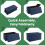 Storage Ottoman Bench - Fabric - Ink Black - Foldable with Storage 4