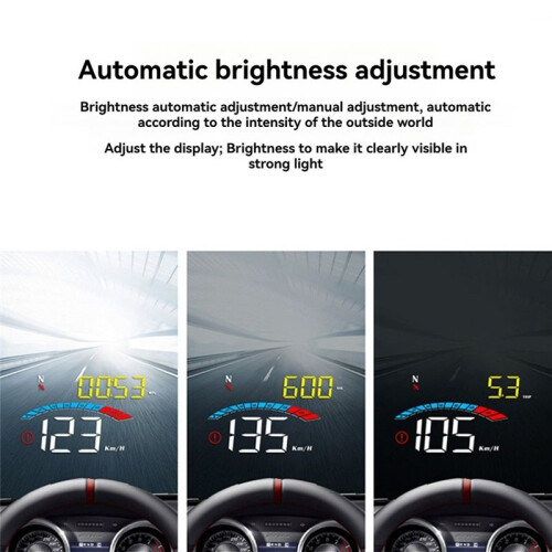 Universal OBD Car Speedometer HUD Windshield Projector LED Digital Car - Display GPS with Speed Warning 2