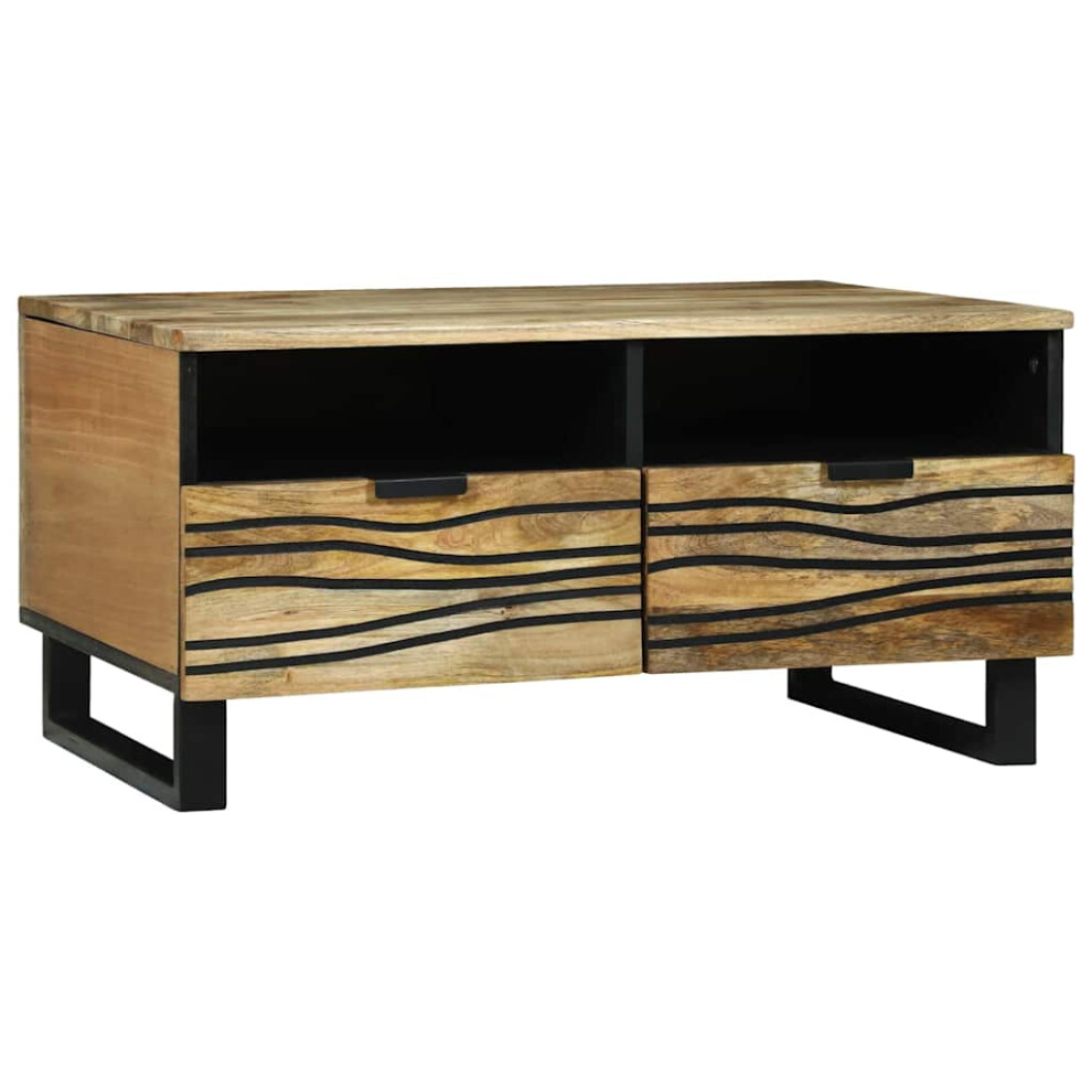 Vidaxl Coffee Table Natural 80 X 54 X 40 Cm Engineered Wood