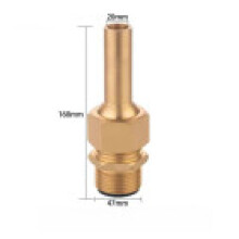 (DN40)Full Copper Landscape Fountain Nozzle Adjustable Hexagon Water Sprayer For Use Outdoor