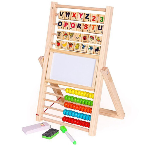 Multi-Function Abacus Learning Frame Wooden Counting Cognitive Board Children Early Education Mathematics Abacus 2