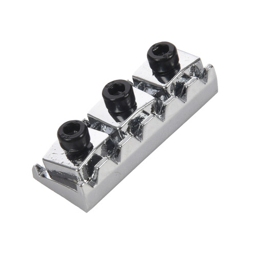 Electric Guitar String Locking Nut For Tremolo Bridge 42.2mm Silver 1
