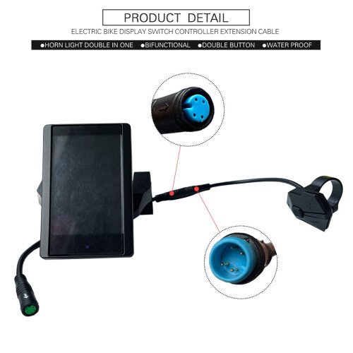 850C P850C Display Controller 4 Pin for BAFANG Comvertion Kit Panel Control Cycling Replacement Parts Ebike Accessories 2