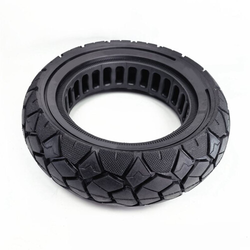 Pneu Maciço 255x80 de 10 Polegadas (10x3.0) para Patinete Elétrico, Pneu Alveolar À Prova de Explosão, Pneu Vazado 80/65-6 1