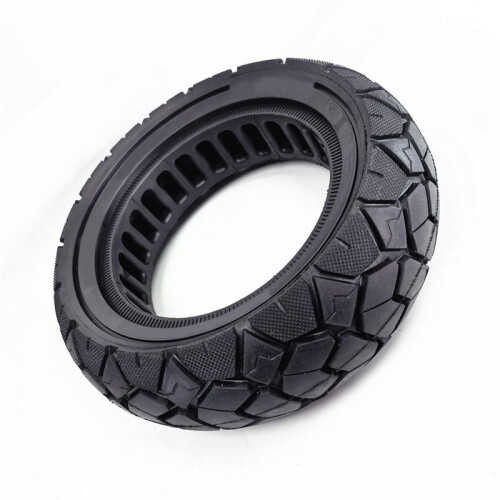 Pneu Maciço 255x80 de 10 Polegadas (10x3.0) para Patinete Elétrico, Pneu Alveolar À Prova de Explosão, Pneu Vazado 80/65-6 2