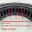 Pneu Maciço 255x80 de 10 Polegadas (10x3.0) para Patinete Elétrico, Pneu Alveolar À Prova de Explosão, Pneu Vazado 80/65-6 5