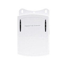 Repetidor Poe À Prova D'Água de 2 Portas 10/100/1000mbps Extensor de Rede Ethernet de Baixo Consumo de Energia com 2 Portas Poe e Divisor de Rede