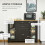 Modern Storage Cabinet, Sideboard with Oak Top 7