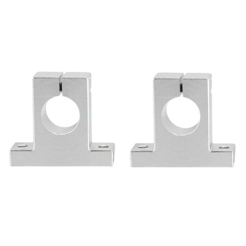 20 Pcs Linear Motion Rail Clamping Rod Rail Guide Support Shaft Bracket Coupling Mount SK25 25mm 1