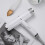 (White with 3 hair tools) Professional Hair Dryer Fast Dry Negative Ionic Hair Blower Diffuser 2