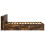 VidaXL vidaXL Bed Frame with Storage Smoked Oak 75 x 190 cm Engineered Wood 2