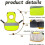 Colete Refletor para Galinhas, Patos e Gansos - Proteção e Visibilidade Yellow 3