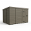 13x10 Pent Composite Shed Tanalised (Single Door, No Windows) 2