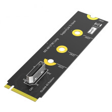 2230/2242/2260/2280 M.2 NVME M-Sleutel Naar Oculink SFF-8612 Uitbreidingskaart PCIE4.0 Naar SFF-8612 4i-Adapter voor U.2 SSD EGPU