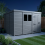 13x10 Pent Composite Shed Tanalised (Single Door, With Windows) 3