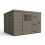 13x10 Pent Composite Shed Tanalised (Single Door, With Windows) 2