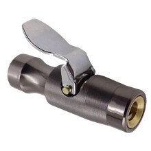 Car Pressure Gauge Inflation Nozzle Self-Locking Type Air Chuck Tire Pressure Gauge Inflation Clamp for Compressor