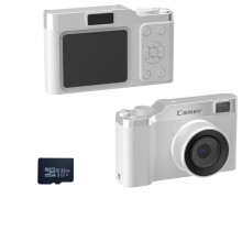Kompakte Digitalkamera mit 5x optischem Zoom & 32GB TF-Karte - Erinnerungen unterwegs festhalten White